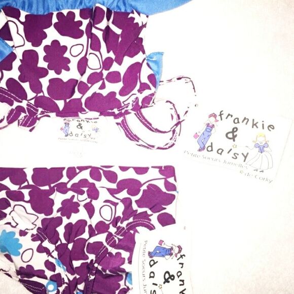 NWT Frankie & Daisy Violet/ Blue Tankini - Picture 8 of 8